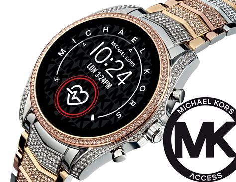 michael kors access gen 5 lexington black-tone smartwatch|Michael Kors Women's MKGO Gen 5E 43mm Touchscreen .